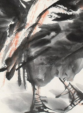 装饰画国画字画客厅真迹书法宣纸书画作品集仿黄胄 雄鸡图赠装裱