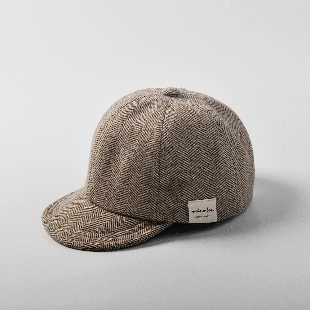 moinmlon春秋韩版新款儿童保暖鸭舌帽宝宝遮阳防风帽子婴儿帽子,淘宝优惠券,粉丝福利购,淘宝优惠卷