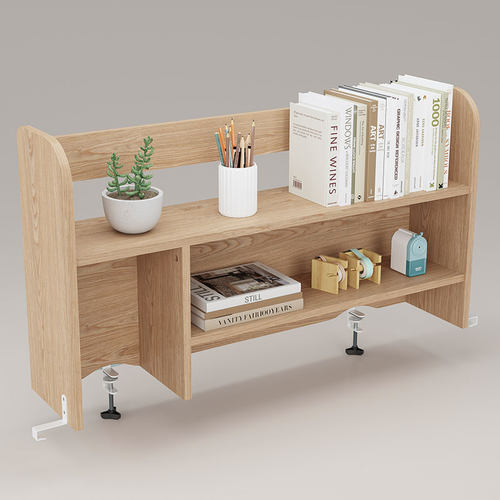 乐歌SJ1学习桌简约书架夹持书架书柜通用展示架收纳置物架 - 图0