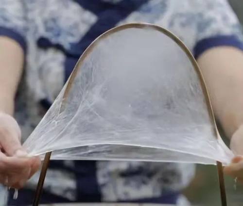 竹弓做蚕丝棉兜工具做蚕丝被抽丝剥茧蚕茧做蚕丝棉兜竹弓蚕丝撑架 - 图1