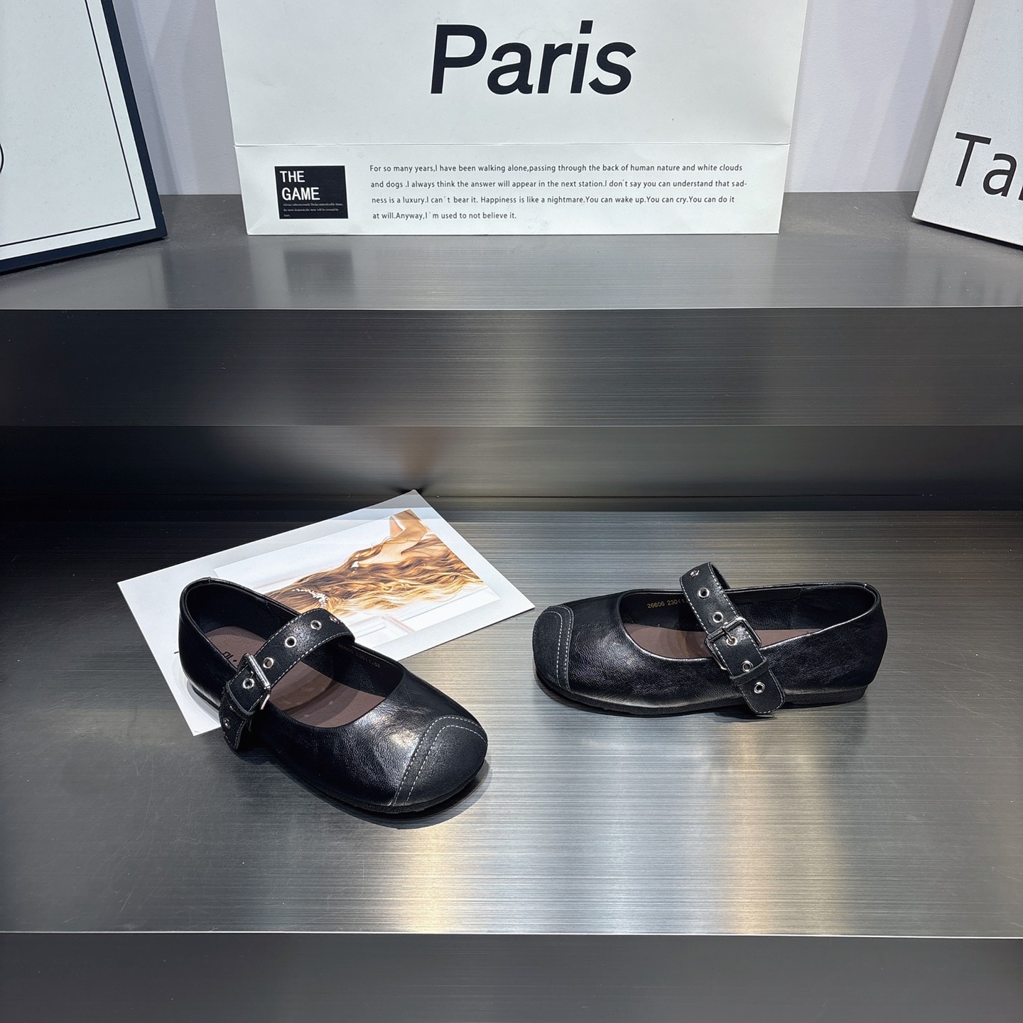 英伦风皮带扣复古浅口芭蕾鞋女2026新款时尚百搭圆头软底豆豆鞋女,淘宝优惠券,粉丝福利购,淘宝优惠卷