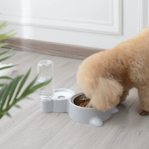 Hoopet Pet автоматически из водной миски с серой водой миска рис миска кошка кошка кошка, собачья ежедневная принадлежности для домашних животных продуктов