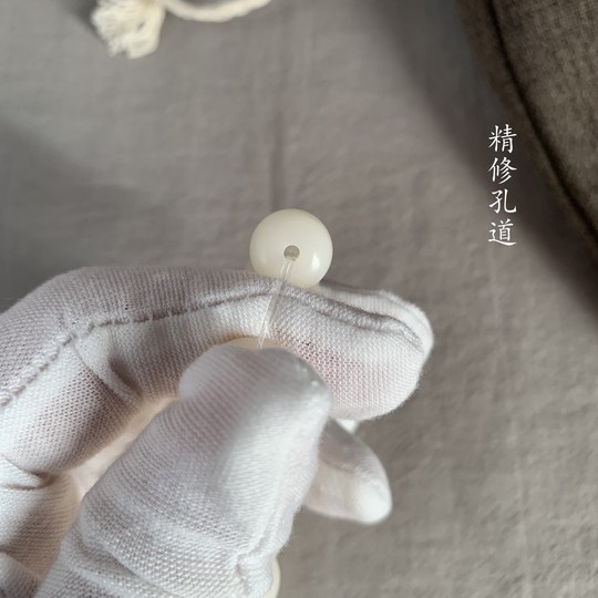 天然菩提根手串高密单圈文玩手持念珠解压绕指柔男女手链白玉菩提