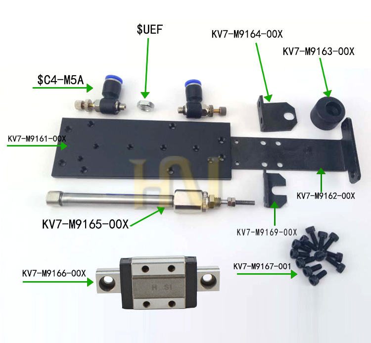 YAMAHA YV100X PDAS6x40主挡板气缸KV7-M9165-02X KV7-M9165-01X - 图2