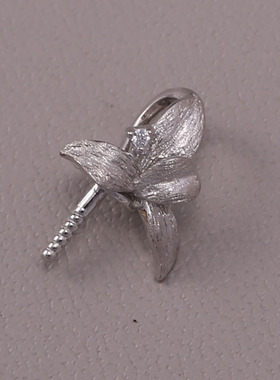 s925纯银日韩版精致小巧叶子吊坠