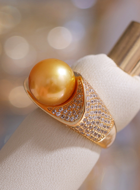 s925纯银奢华满锆气质大方戒指托