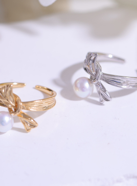 s925纯银精致气质拉丝戒指托