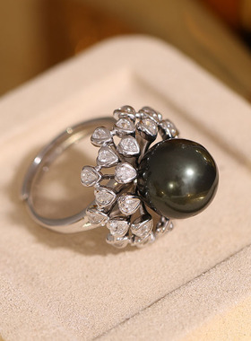 气质款戒指s925纯银法式男女通用