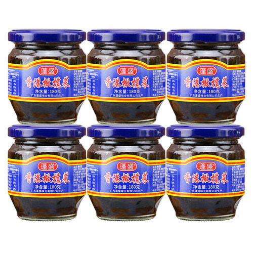 广东正宗潮汕特产蓬盛香港 橄榄菜 早餐佐料下饭开味菜180g包邮 - 图3