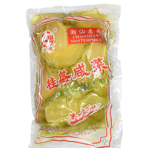 广东潮汕特产 潮汕酸菜咸菜 佐粥独特风味潮州桂盛咸菜2500克*4包 - 图3