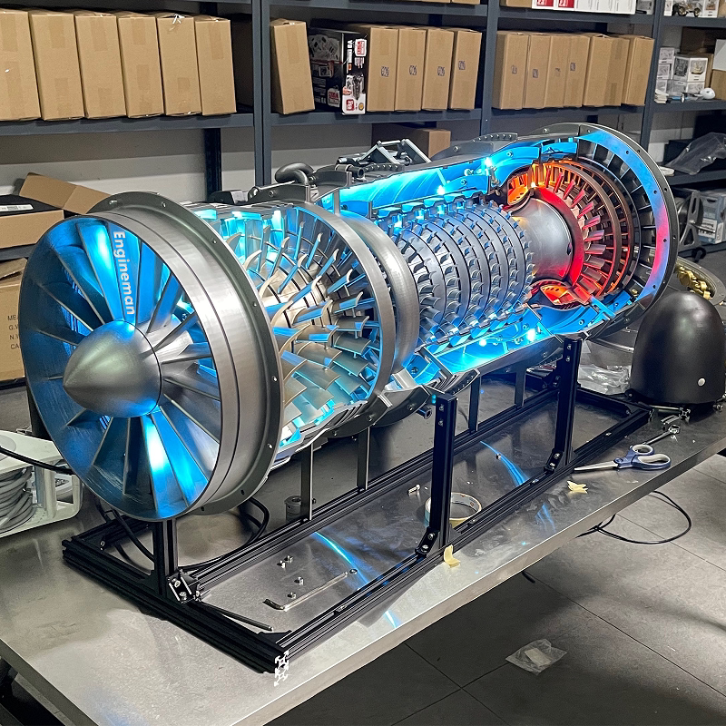 歼20发动机模型定制 Engineman涡扇10太行战斗机飞机引擎教具展具_虎窝淘