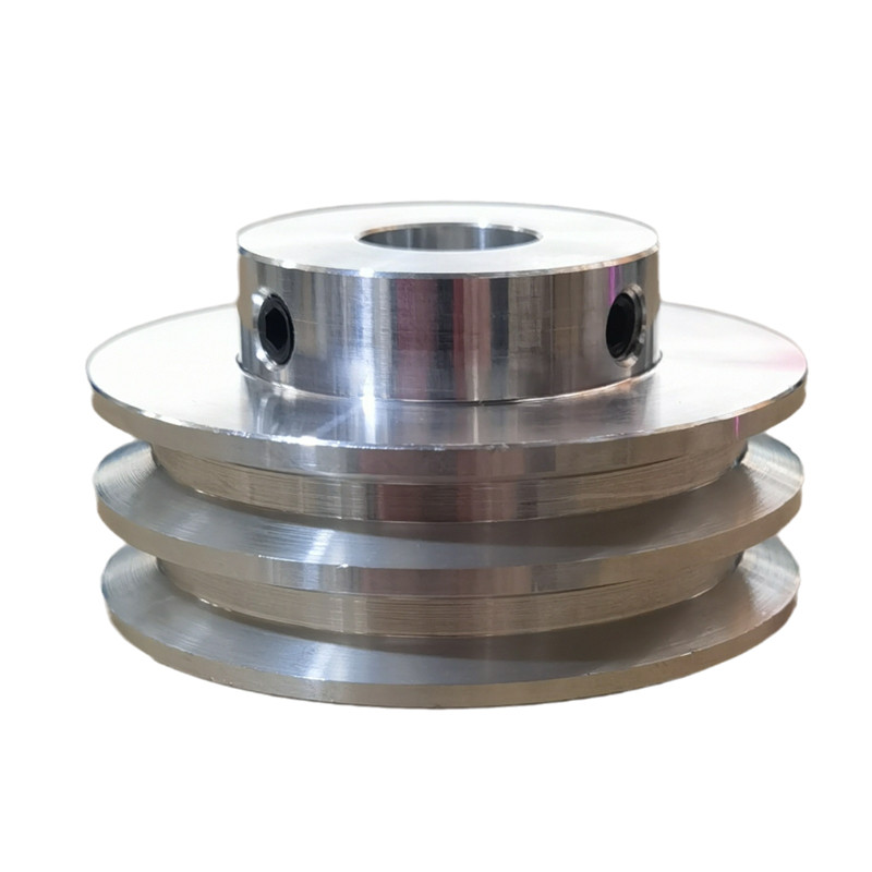 铝合金单槽皮带轮6mmPU圆带传动带皮带盘车床钻床电机双槽皮带轮,淘宝优惠券,粉丝福利购,淘宝优惠卷