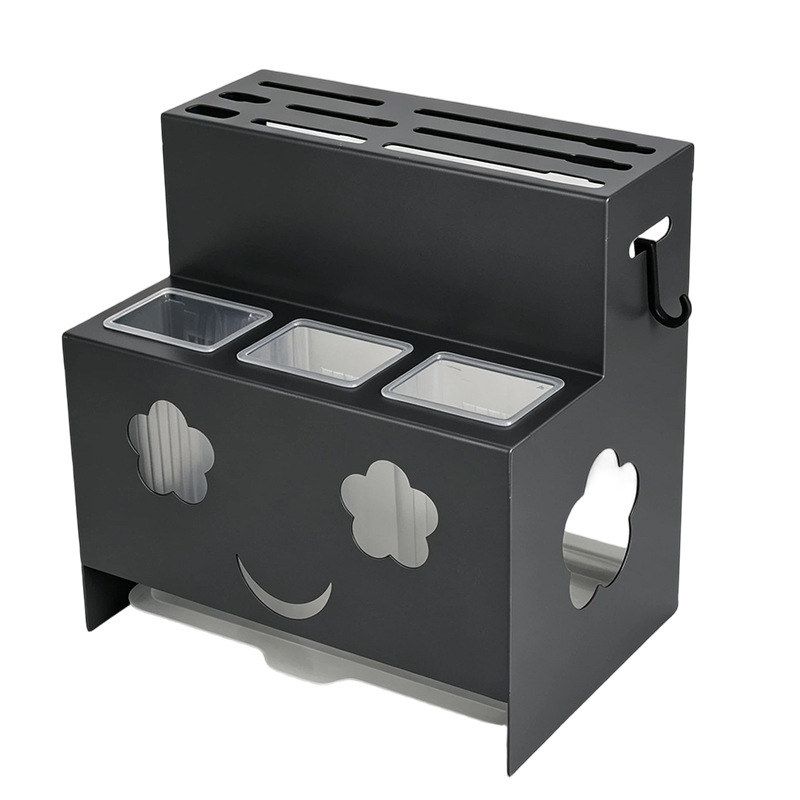 Knife holder chopstick cage kitchen storage rack multifunctional kitchen knife holder chopstick barrel spoon box countertop stainless steel storage rack wholesale