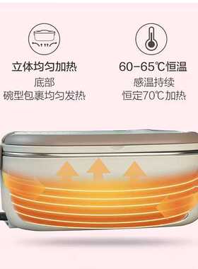 充电加热饭盒电热便当盒