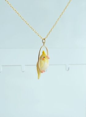 手作原创设计感动物新款银项链