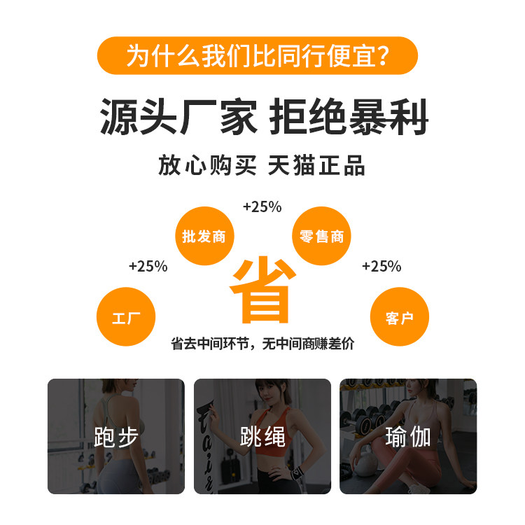 运动夏季聚拢防震瑜伽服外穿胸罩 showcai文胸