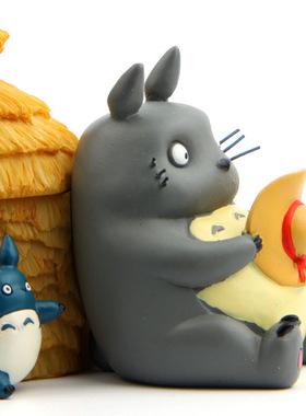 草堆卡通猫劳珍造景休闲