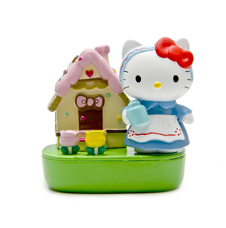 HelloKitty凯蒂猫KT猫剧场版造景森林小屋人鱼摆件造景公仔 - 图0