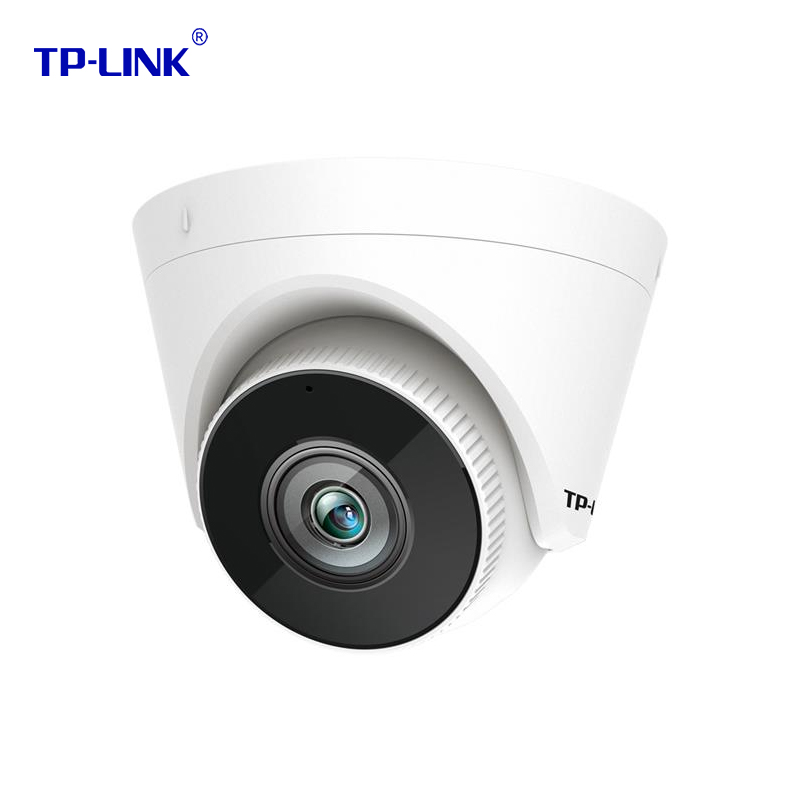 TP-LINK普联 TL-IPC455HSP-4 500万高清PoE供电半球型智能人形星光网络摄像机室内5米拾音APP远程控制-图0