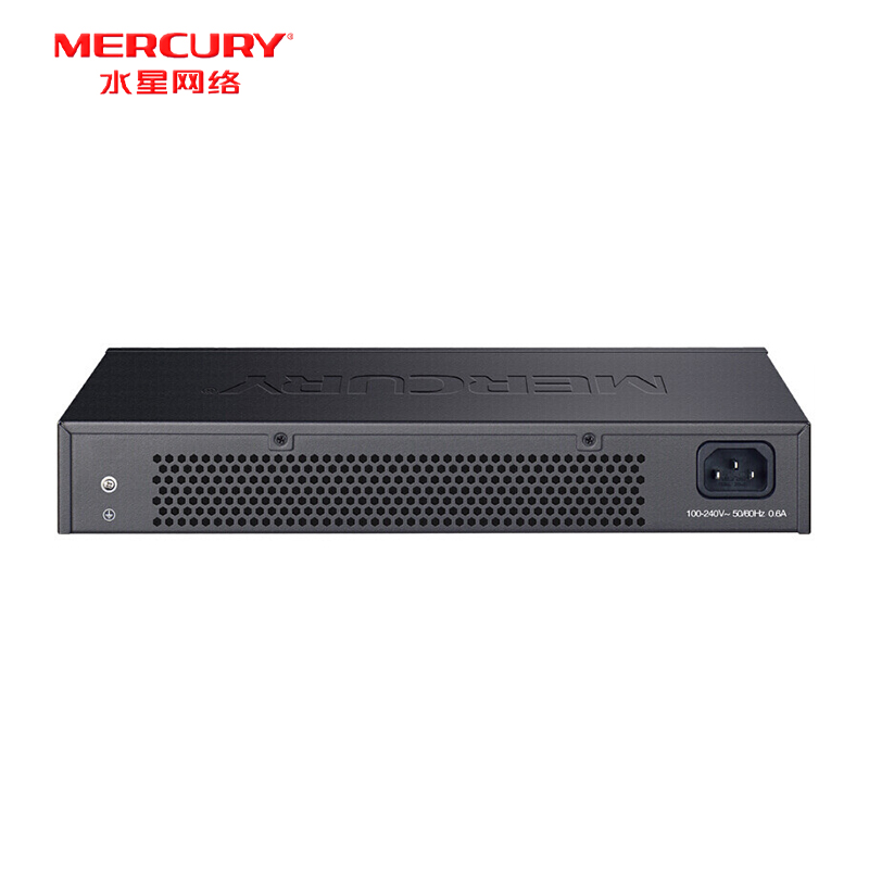 水星mercury S124 MCS1124D 24口百兆以太网端口企业级网络高速稳定即插即用酒店金属壳体即插即用免设置-图3