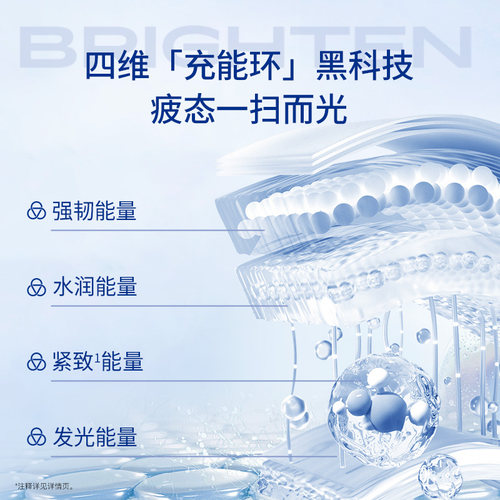 温碧泉小蓝芯mini套装泉弹闪皙蕴能洁水乳霜便携旅行装官方正品 - 图1