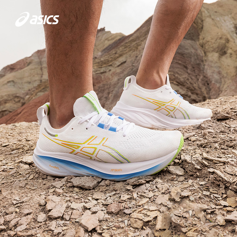 ASICS亚瑟士GEL-NIMBUS 26男子缓震回弹跑步鞋透气舒适运动鞋 - 图3