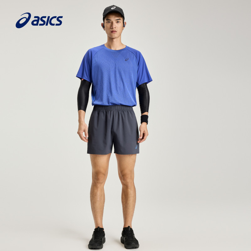 ASICS亚瑟士新款男子D.Fresh跑步短裤梭织抗紫外线松紧系带运动裤,淘宝优惠券,粉丝福利购,淘宝优惠卷