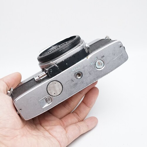 瑕疵MD口minolta 美能达 SRT303b 银色全金属机械胶片单反相机135 - 图0