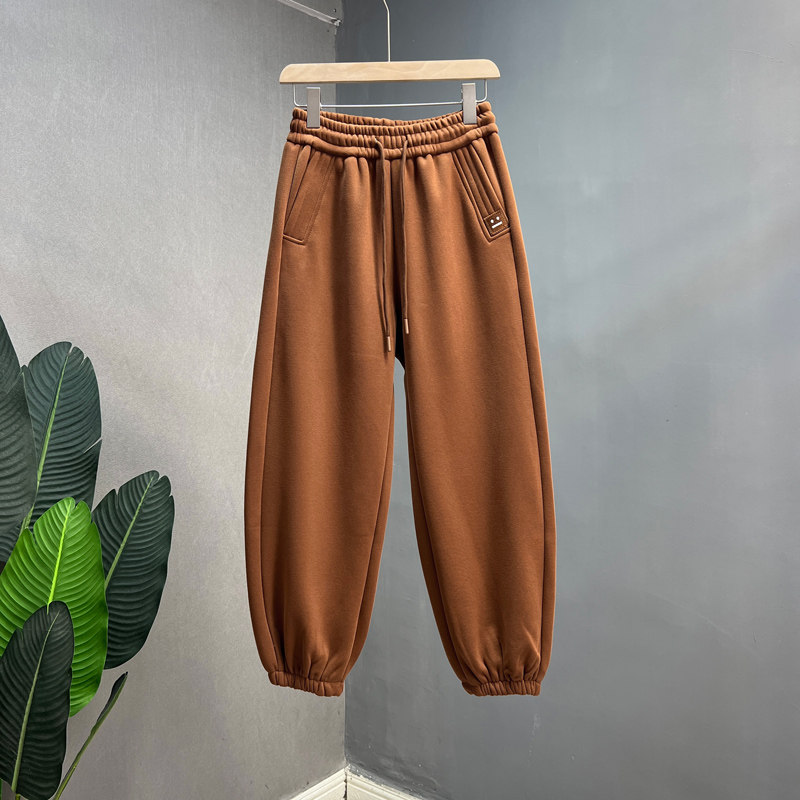 欧货正品加绒加厚冬款卫裤女保暖秋冬季新款宽松休闲百搭束脚裤子,淘宝优惠券,粉丝福利购,淘宝优惠卷