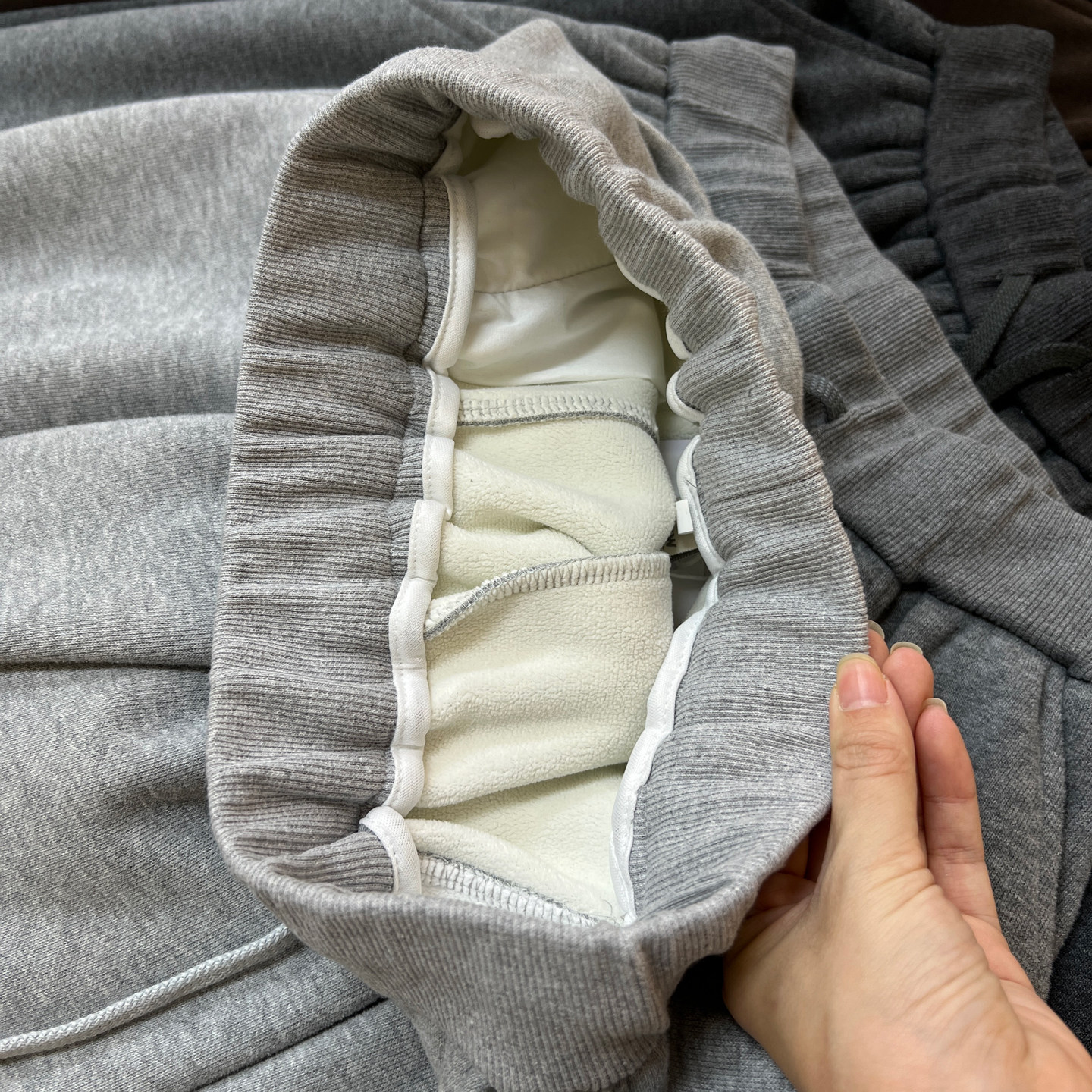 宽松大裤腿加绒气球裤子女冬季加厚保暖抽绳阔腿两穿束脚香蕉卫裤,淘宝优惠券,粉丝福利购,淘宝优惠卷