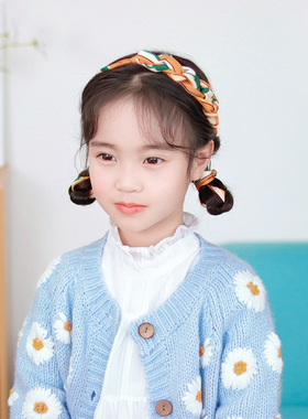 小美妮超长发发带水果编发绑头发