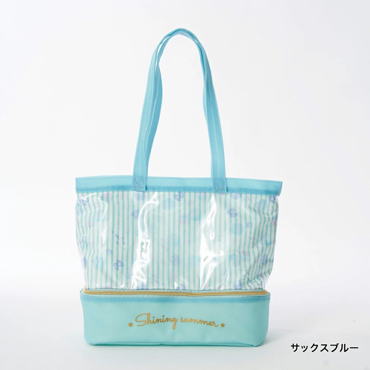 Wet and dry waterproof large-capacity tote shoulder bag