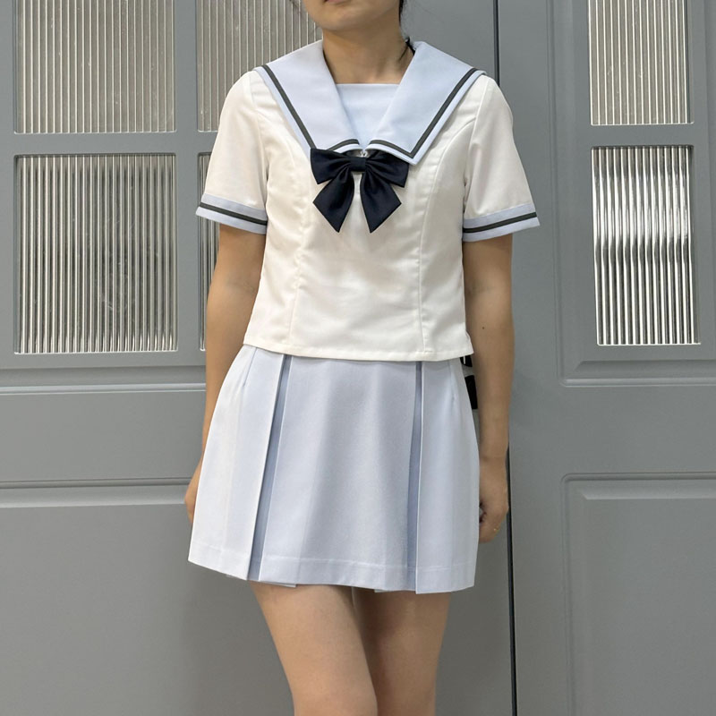 量身定制Bangdream 花咲川初中夏校服COS模仿演出 - 图2