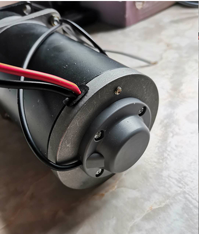 播种机施肥机专用带转速传感器的90行星直流减速电机380W12V24V - 图1