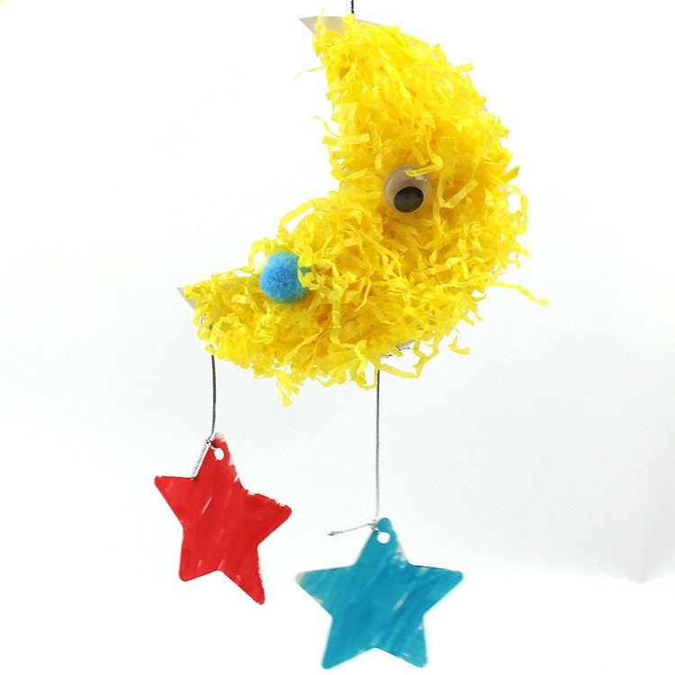 中秋节星星月亮挂件饰礼物幼儿园环境创设幼diy手工制作材料包,淘宝优惠券,粉丝福利购,淘宝优惠卷