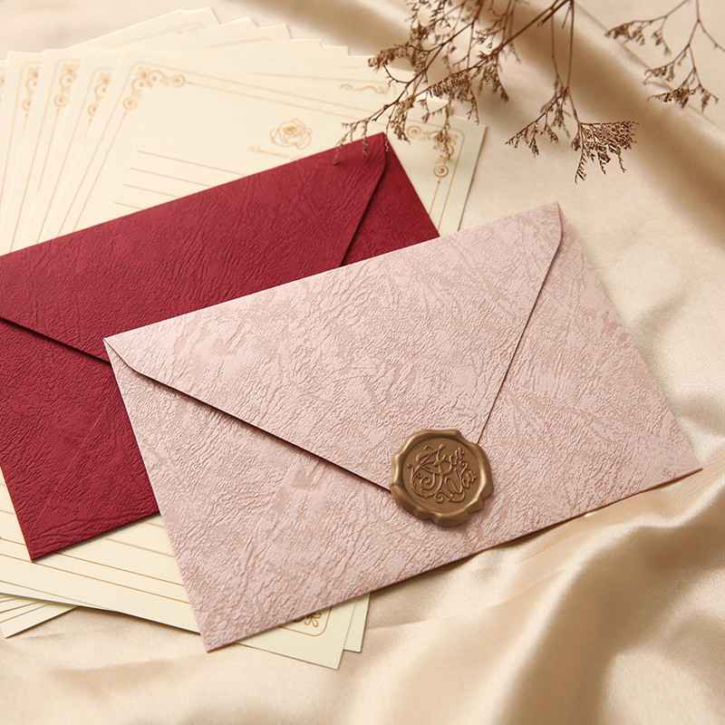 加厚麻布信封套装复古情书信纸情人节表白高级感手写信浪漫情侣,淘宝优惠券,粉丝福利购,淘宝优惠卷