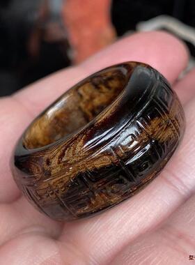 扳指柳工坊海柳血柳男士