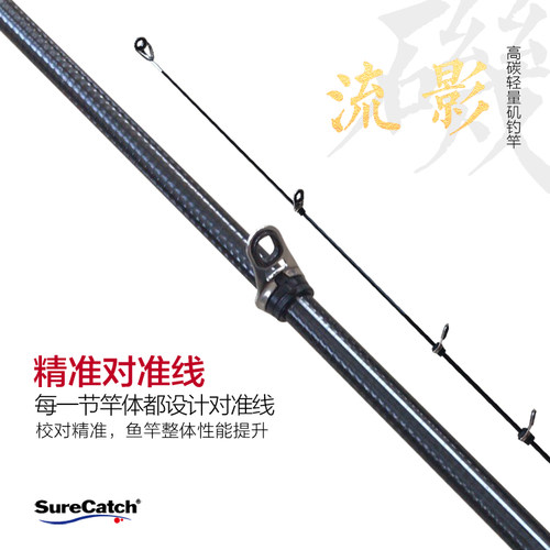 流影小继短节1号1.5/2号斜导环2.7/ 3/ 3.3 /3.6米矶钓竿船竿鱼竿 - 图1