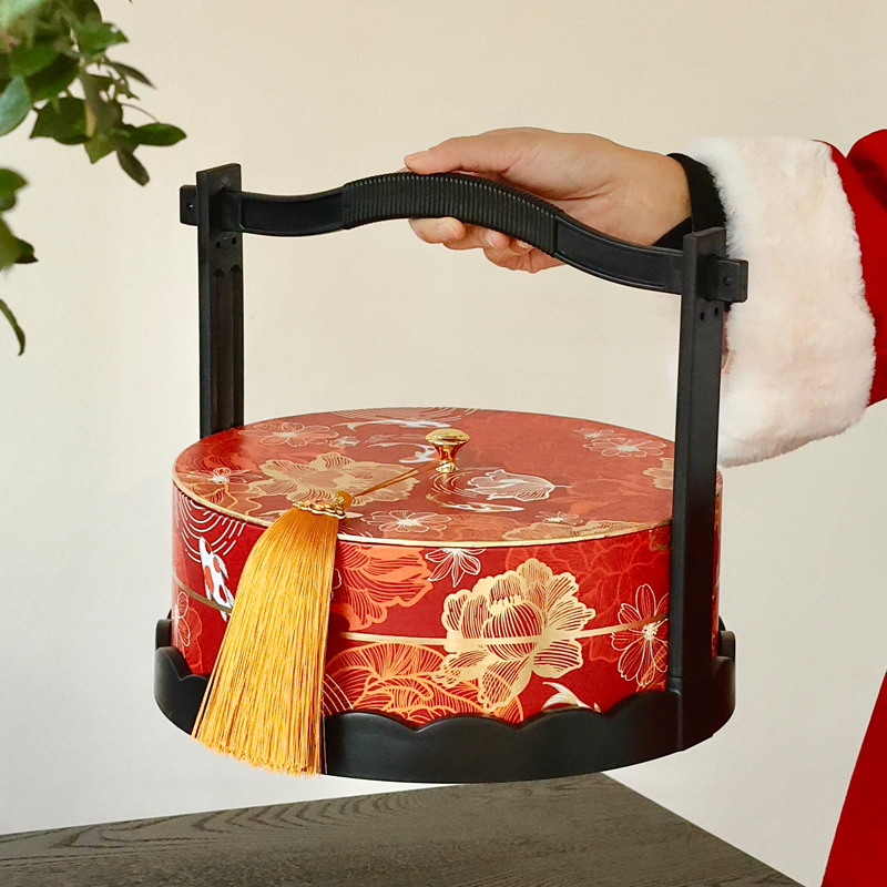 高档中秋节礼盒2025手提月饼包装盒空盒子伴手礼锦盒茶叶送礼品盒 - 图3