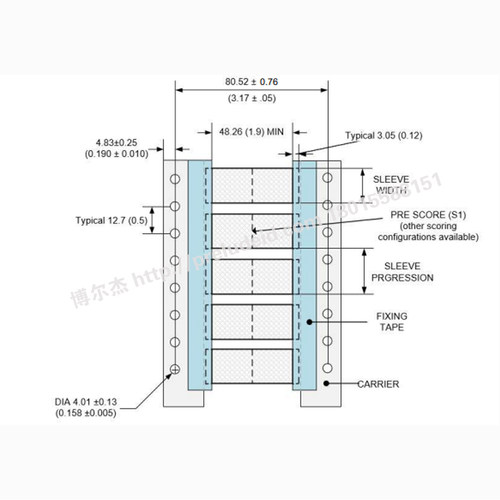 4407170001-TE泰科-TMS-SCE-3/32-2.0-4-代打印热缩套管 - 图1