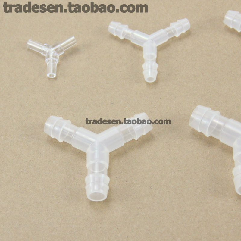 120度Y型三通软管三通宝塔接头塑料宝塔三通等边叉形分水头 - 图0