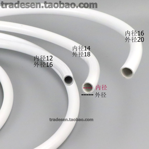 PVC造型管婚庆拱门管塑料任意弯曲定型铝塑管DIY道具硬水管支架管 - 图0