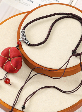 布塔香云纱桑蚕丝桑蚕丝女士项链