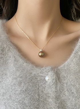 气质珍珠项链女高级感