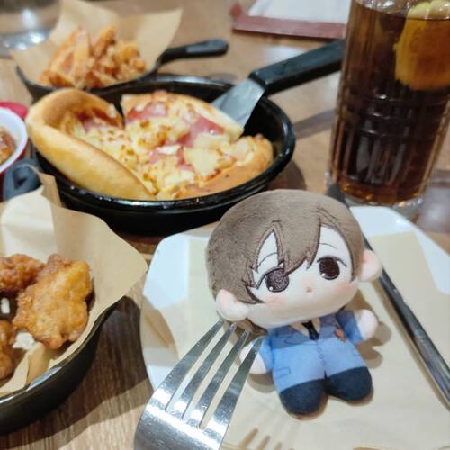 樱兰高校男公关部10cm棉花娃娃藤冈春绯属性动漫周边同人玩偶公仔 - 图1