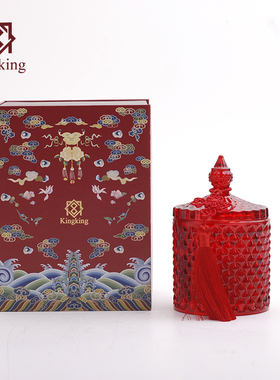 客厅香薰蜡烛Kingking礼盒礼品