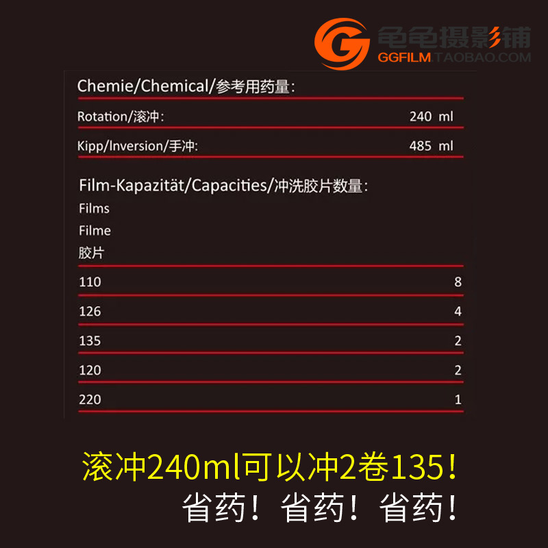 百乐显影罐1520冲洗罐135/120胶卷胶片冲洗套装兼容佳宝百得信AP-图1