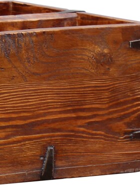 收纳盒桌面装饰品百林檀实木复古