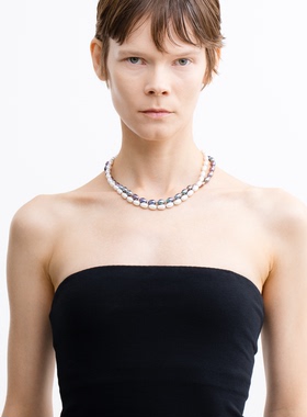 DANCEBLING白色珍珠项链百搭