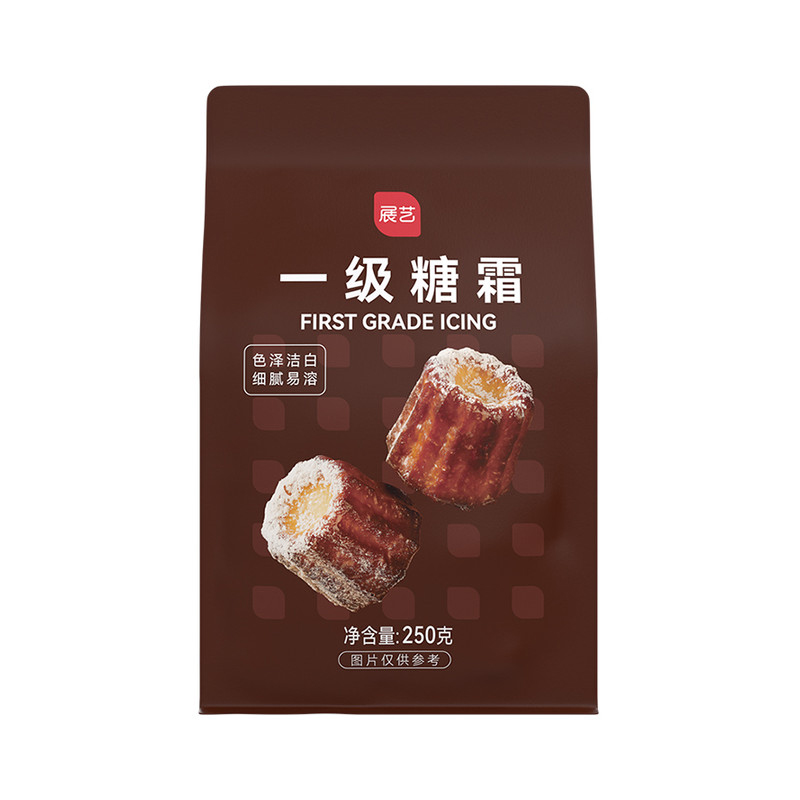 展艺糖霜250g 糖粉饼干专用蛋糕装饰细 白砂糖糖霜粉家用烘焙材料 - 图3